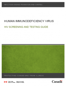 HIV Screening and Testing Guide 2013 (PHAC)